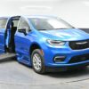 Blue Chrysler Pacifica with BraunAbility Side Entry Automatic Fold Out conversion