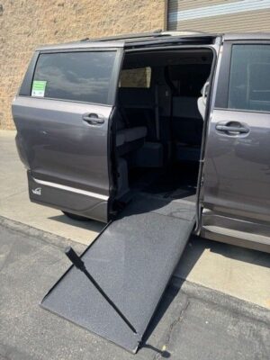 Grey Toyota Sienna with Vantage Mobility Side Entry Manual In Floor conversion