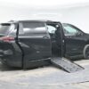 Black Toyota Sienna with BraunAbility Side Entry Automatic Fold Out conversion
