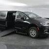 Black Chrysler Pacifica with BraunAbility Side Entry Automatic In Floor conversion