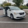 White Dodge Grand Caravan with Rollx Side Entry Automatic  conversion