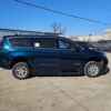 Blue Chrysler Pacifica with BraunAbility Side Entry Automatic Fold Out conversion