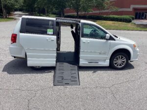 Dodge Grand Caravan with BraunAbility Side Entry Automatic Fold Out conversion
