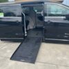 Black Chrysler Voyager with BraunAbility Side Entry Automatic Fold Out conversion