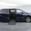 Blue Toyota Sienna with BraunAbility Side Entry Automatic In Floor conversion