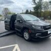 Black Chrysler Pacifica with BraunAbility Side Entry Automatic Fold Out conversion