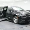 Black Chrysler Pacifica with BraunAbility Side Entry Automatic In Floor conversion