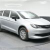 Silver Chrysler Voyager with BraunAbility Rear Entry Manual Fold Out conversion