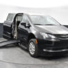 Black Chrysler Voyager with BraunAbility Side Entry Automatic Fold Out conversion