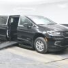 Black Chrysler Pacifica with BraunAbility Side Entry Automatic Fold Out conversion