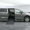 Grey Chrysler Pacifica with BraunAbility Side Entry Automatic In Floor conversion