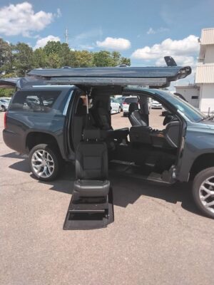 Chevrolet Suburban with ATC Side Entry Automatic Fold Out conversion