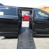 Black Chrysler Pacifica with BraunAbility Side Entry Automatic Fold Out conversion