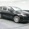 Black Chrysler Voyager with BraunAbility Rear Entry Manual Fold Out conversion
