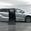 Silver Toyota Sienna with BraunAbility Side Entry Automatic In Floor conversion