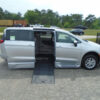 Silver Chrysler Voyager with BraunAbility Side Entry Automatic Fold Out conversion