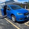 Blue Chrysler Pacifica with Vantage Mobility Side Entry Automatic In Floor conversion