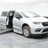 Silver Chrysler Pacifica with BraunAbility Side Entry Automatic Fold Out conversion