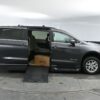 Grey Chrysler Pacifica with BraunAbility Side Entry Automatic Fold Out conversion