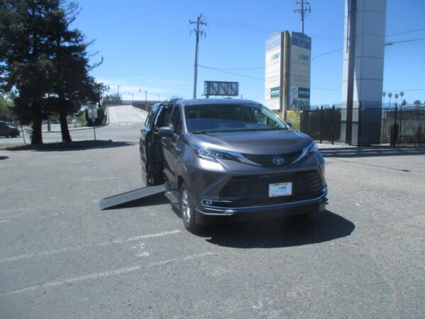 Grey Toyota Sienna with Vantage Mobility Side Entry Automatic In Floor conversion