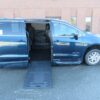 Blue Chrysler Pacifica with BraunAbility Side Entry Automatic Fold Out conversion