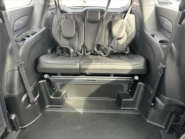 Blue Chrysler Pacifica with BraunAbility Side Entry Automatic Fold Out conversion