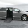 Grey Chrysler Pacifica with BraunAbility Side Entry Automatic Fold Out conversion