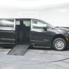 Black Chrysler Pacifica with BraunAbility Side Entry Automatic Fold Out conversion