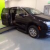 Black Chrysler Voyager with BraunAbility Side Entry Automatic Fold Out conversion