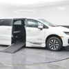White Honda Odyssey with BraunAbility Side Entry Automatic In Floor conversion