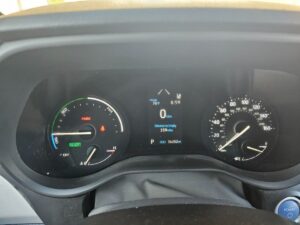 Blue Toyota Sienna with Driverge Rear Entry Manual Fold Out conversion