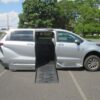Silver Toyota Sienna with BraunAbility Side Entry Automatic Fold Out conversion