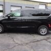 Black Chrysler Voyager with BraunAbility Side Entry Automatic Fold Out conversion