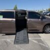 Brown Toyota Sienna with BraunAbility Side Entry Automatic Fold Out conversion