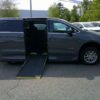 Grey Chrysler Pacifica with Driverge Side Entry Automatic Fold Out conversion