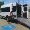 White Ram ProMaster with Driverge Rear Entry Manual Fold Out conversion