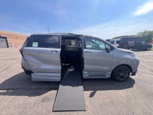 Grey Toyota Sienna with Vantage Mobility Side Entry Automatic In Floor conversion