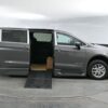 Grey Chrysler Pacifica with BraunAbility Side Entry Automatic Fold Out conversion