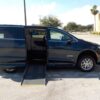 Blue Chrysler Pacifica with Driverge Side Entry Automatic Fold Out conversion
