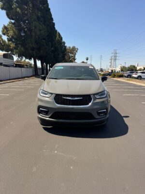 Grey Chrysler Pacifica with BraunAbility Side Entry Automatic Fold Out conversion