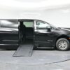 Black Chrysler Pacifica with BraunAbility Side Entry Automatic In Floor conversion