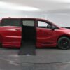 Red Honda Odyssey with BraunAbility Side Entry Automatic In Floor conversion