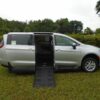 Silver Chrysler Voyager with Vantage Mobility Side Entry Automatic Fold Out conversion