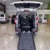 White Ford Transit Connect with Driverge Rear Entry Manual Fold Out conversion