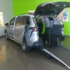 Silver Toyota Sienna with Driverge Rear Entry Manual Fold Out conversion