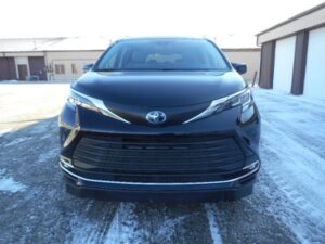 Black Toyota Sienna with Vantage Mobility Side Entry Automatic In Floor conversion