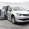 Silver Chrysler Voyager with BraunAbility Side Entry Automatic Fold Out conversion