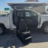 White Chevrolet Silverado 1500 with ATC Side Entry Automatic In Floor conversion