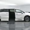 White Honda Odyssey with BraunAbility Side Entry Automatic In Floor conversion