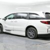 White Honda Odyssey with BraunAbility Side Entry Automatic In Floor conversion
